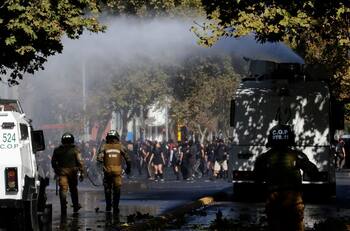 VIDEO | Cortes de tránsito en Santiago y Providencia por Día del Joven Combatiente