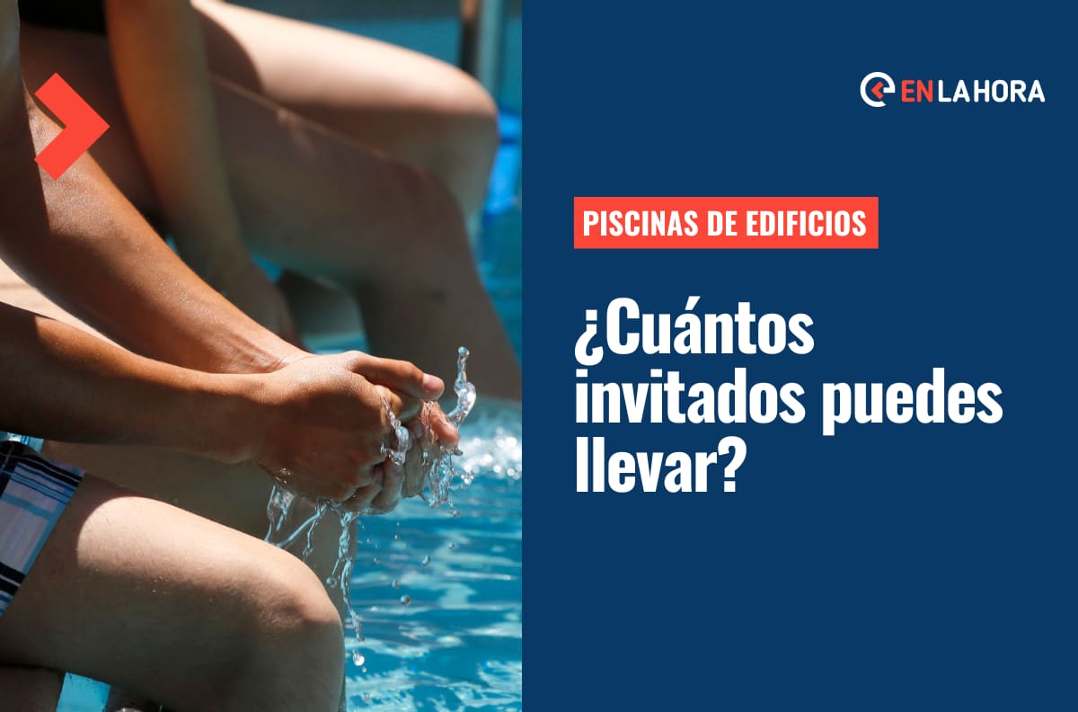 ¿Cuántos invitados puedes llevar a la piscina de tu edificio?