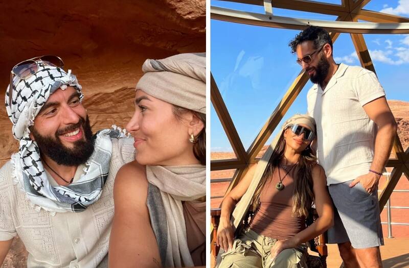 Lisandra Silva junto a Igor Galibov. Créditos: Instagram