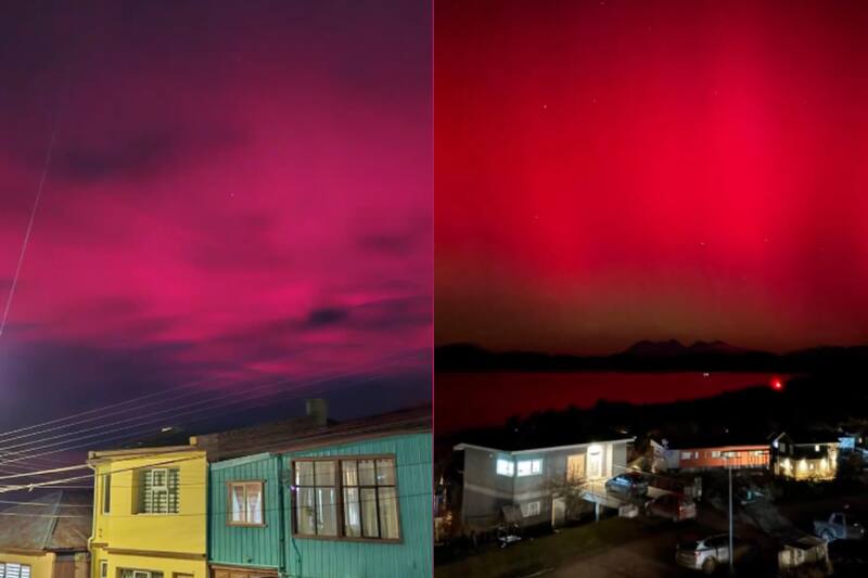 Revisa los impresionantes videos que muestran este llamativo fenómeno.