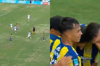 VIDEO | Vicente Pizarro entrega su primera asistencia en Rosario Central: golazo de Di María