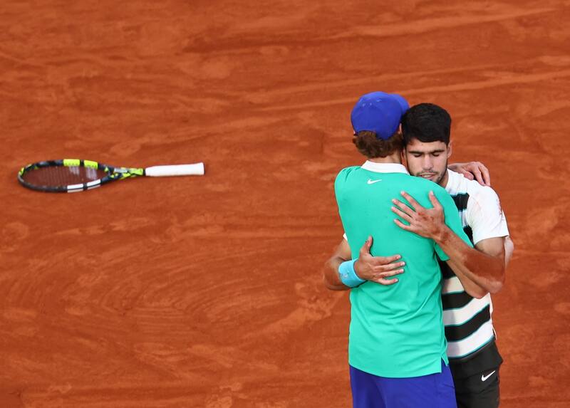 Carlos Alcaraz venció a Jannik Sinner en la final. Foto: EFE.