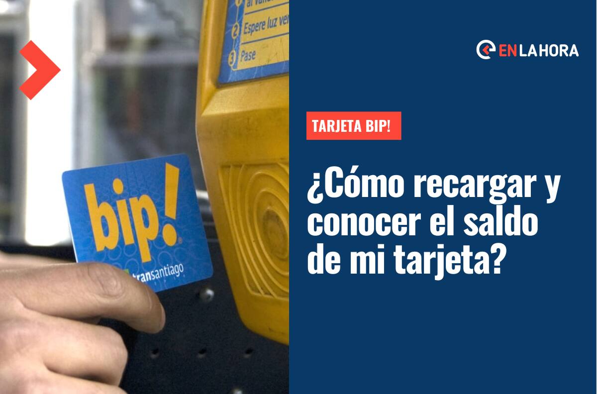 Tarjeta Bip!: ¿Cómo puedo consultar mi saldo y recargar desde internet?