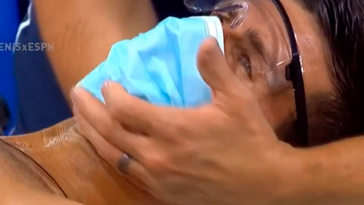 ¿Dolor de nuca? Novak Djokovic pidió asistencia médica en Cincinnati