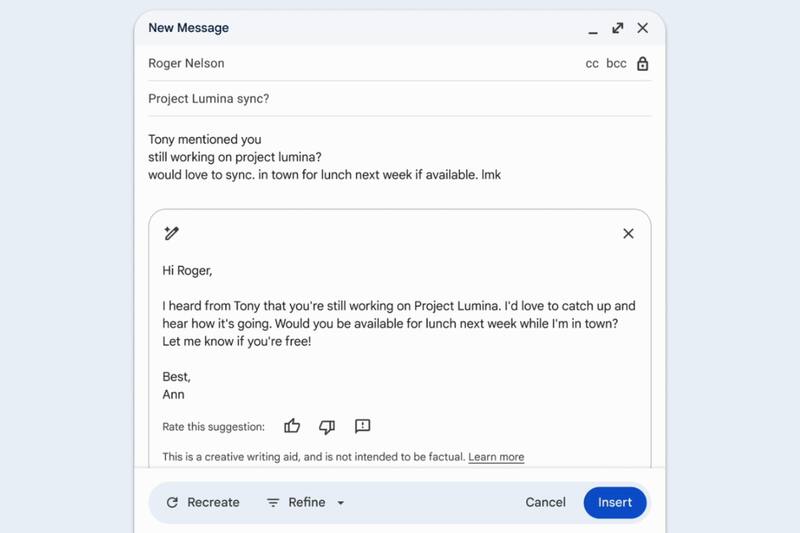 Este es un ejemplo de cómo se ve la nueva herramienta de Google.