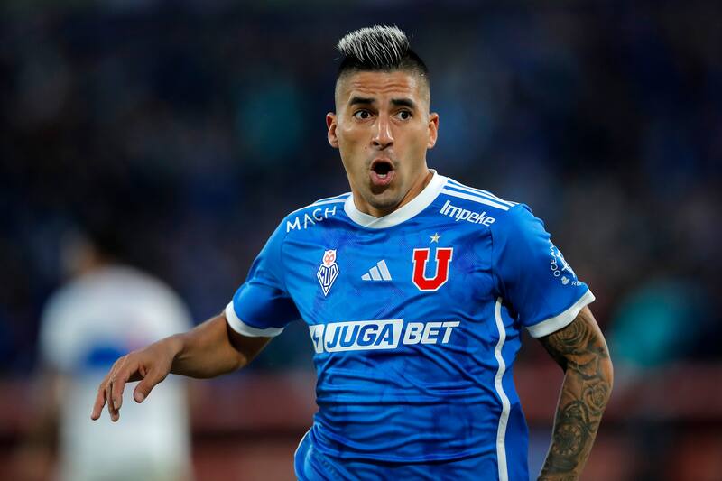 El jugador de Universidad de Chile, Leandro Fernandez.