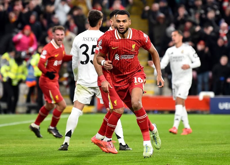 Liverpool derrotó al Real Madrid.