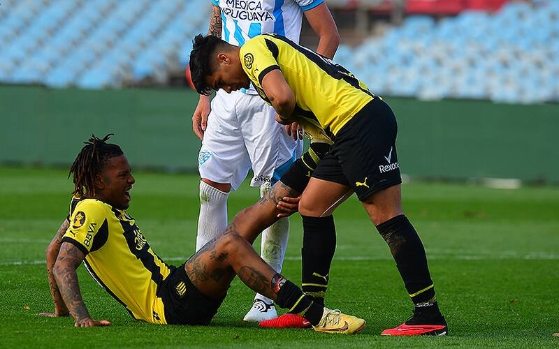 lesionado en Peñarol.
