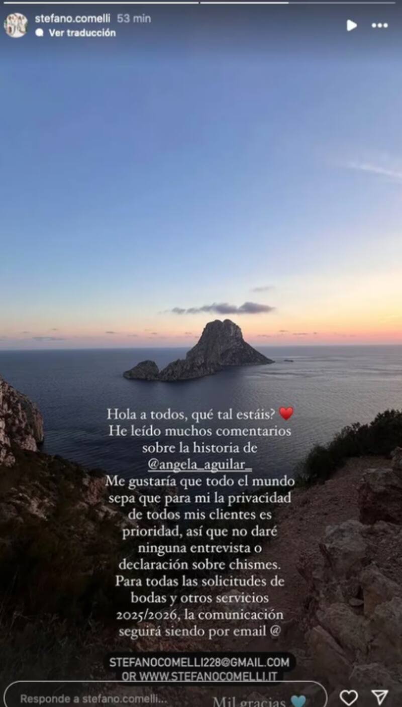 Stefano Camelli rompió el silencio.