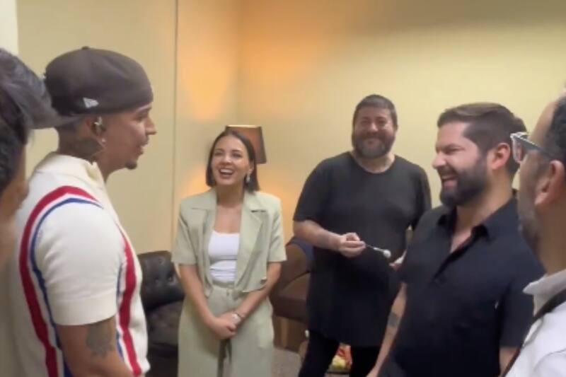 tuvieron un caluroso encuentro.