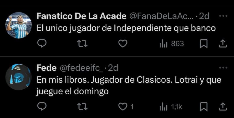 La campaña de hinchas de Independiente para conseguir el retorno de Leandro Fernández.