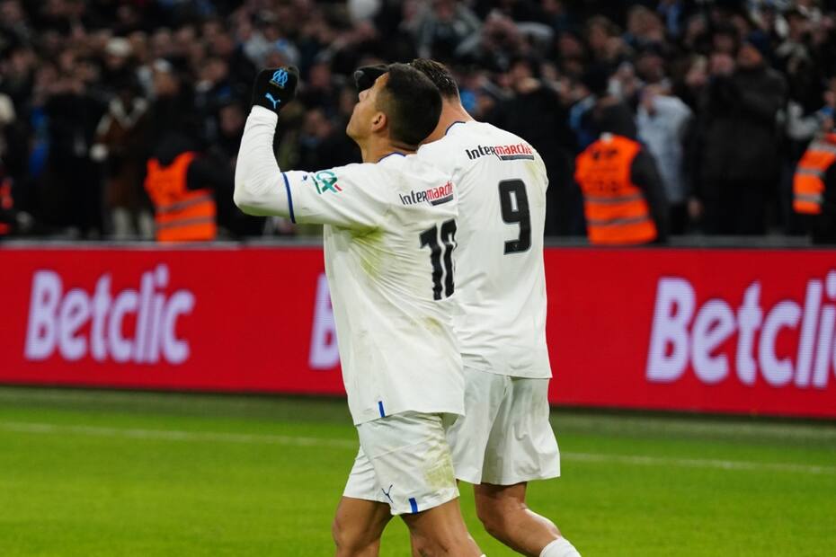 Alexis Sánchez vivió una gran jornada con el Olympique de Marsella.