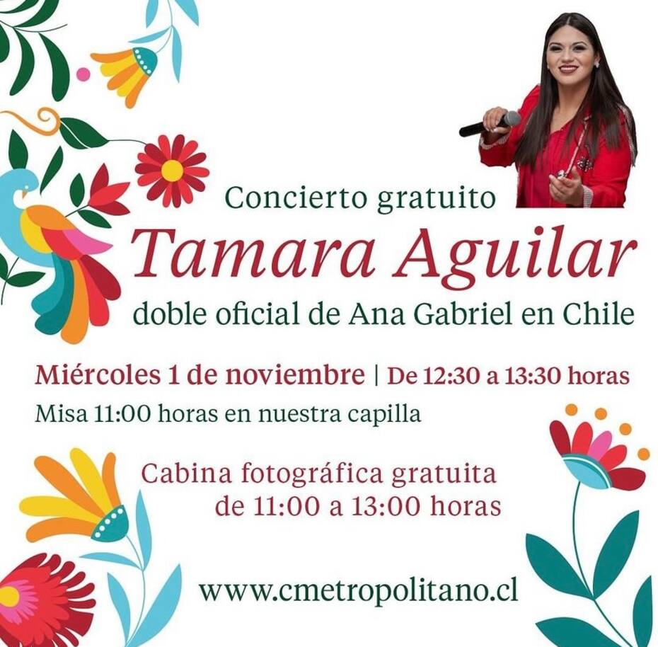 Concierto doble oficial Ana Gabriel en Chile.