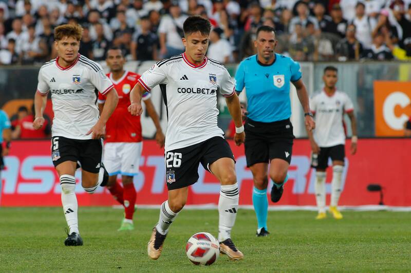 El último partido de Matías Moya en Colo Colo fue en la derrota ante Cobresal. Crédito: Agencia Aton.