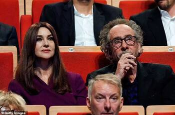 “Lo amo”: Mónica Bellucci confirma su romance con Tim Burton