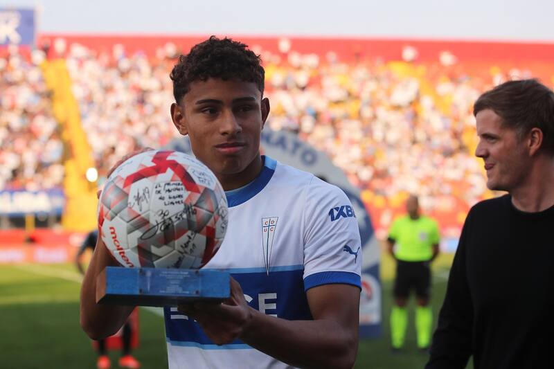 , delantero de la Universidad Católica. Foto: Agencia Aton.