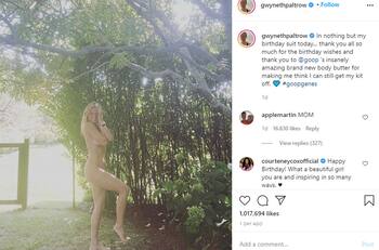 Hija de Gwyneth Paltrow reacciona a particular foto de su madre