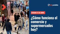 Feriado martes 21 de junio: ¿Cómo funciona el comercio y los supermercados?