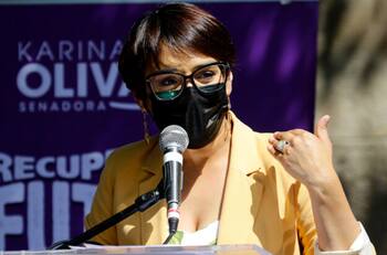 Karina Oliva sobre gastos de campaña: "Se me trata de acusar a mí de una decisión que no tomé"