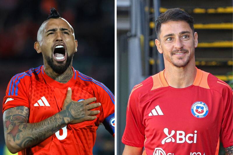 El King respondió sobre la posibilidad de que el Toro pueda ser titular contra Paraguay. Fotos: Aton y ANFP.