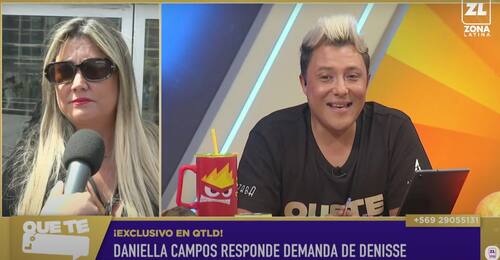 La periodista reaccionó a la demanda de Denisse Campos.