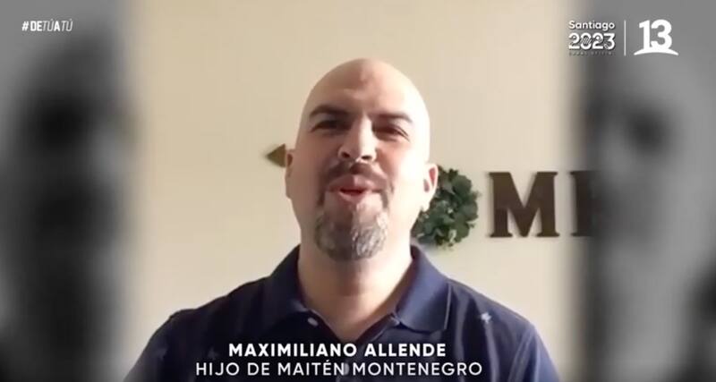 Maximiliano, hijo de Maitén Montenegro.