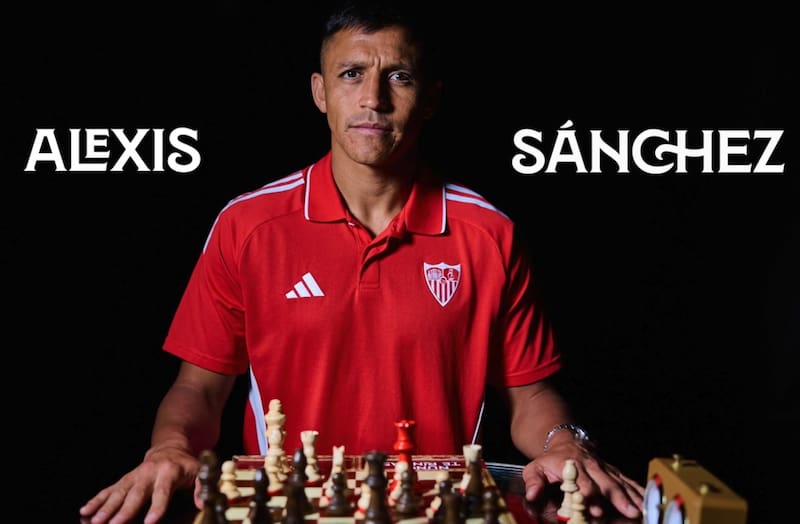 La gráfica que usó el Sevilla para presentarlo de manera oficial.