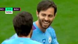 La clavó: El golazo de David Silva que puso en ventaja al Manchester City