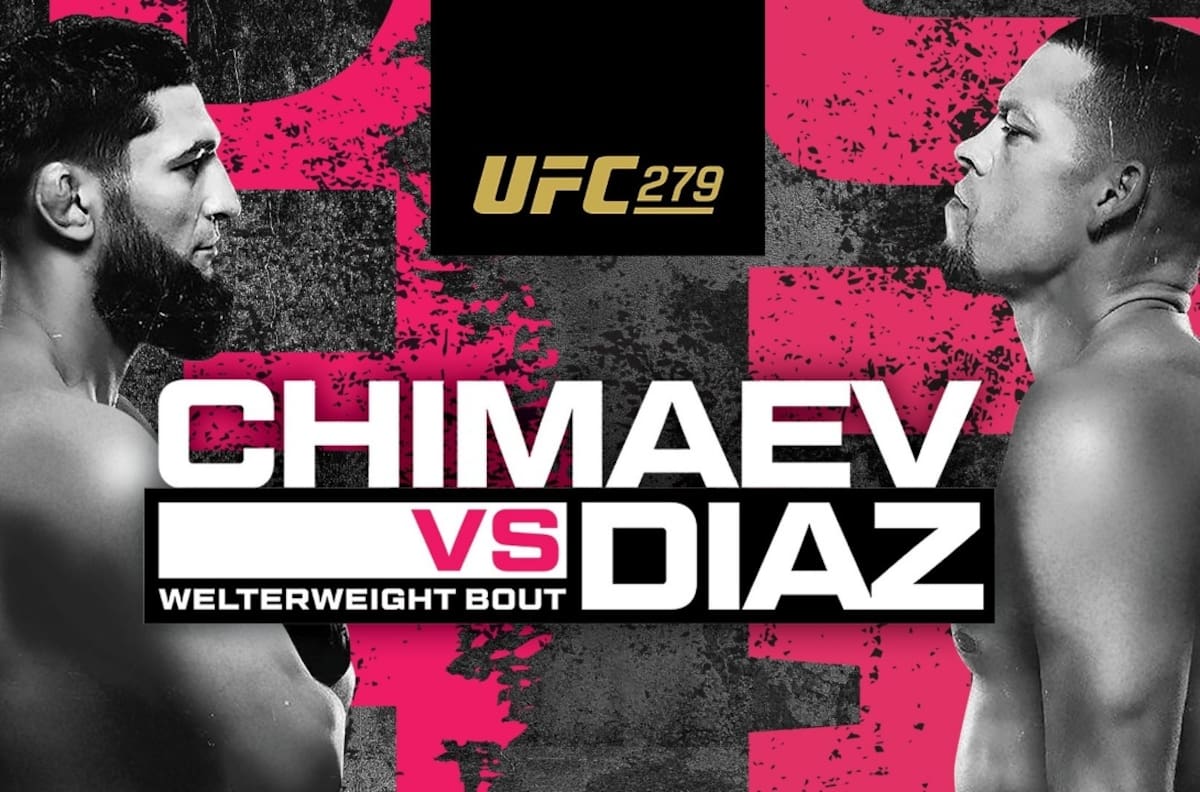 Khamzat Chimaev vs Nate Díaz: Hora y dónde ver hoy el combate estelar del UFC 279 por TV y EN VIVO online