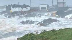 VIDEO | Huracán Fiona arrasa con todo en Canadá: Decenas de viviendas fueron arrastradas al mar y 500.000 hogares quedan sin electricidad