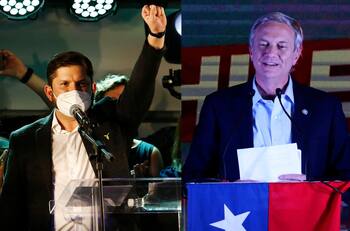 Segunda vuelta presidencial: Boric toma distancia de Jadue y José Piñera felicita a Kast
