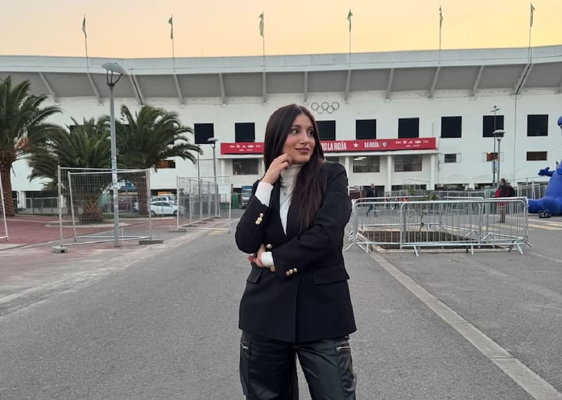 Estuvo en Chile cubriendo el duelo vs Argentina. Foto: Instagram