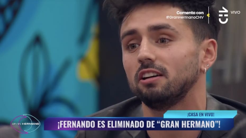 Fernando Altamirano es el quinto eliminado de "Gran Hermano" Chile.