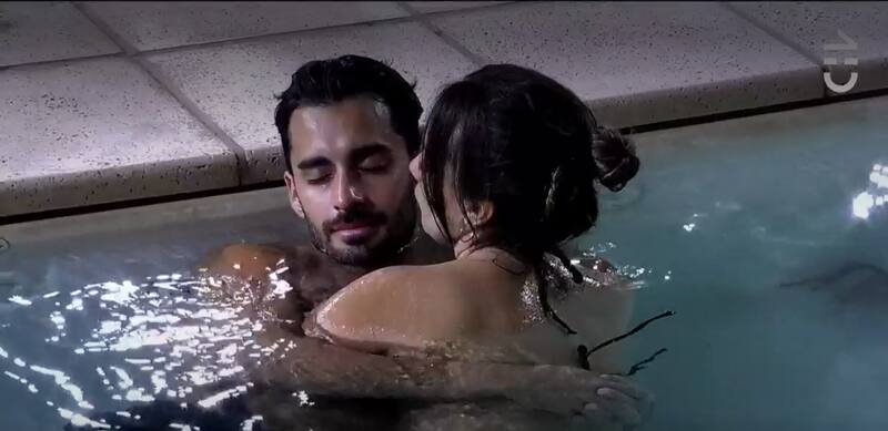 Jorge Aldoney y su expolola en "Gran Hermano" Chile.