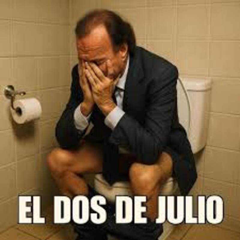 El meme diario relacionado con Julio Iglesias.