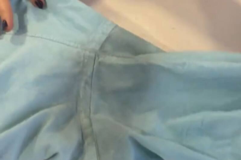 En pocos minutos tus prendas lucirán como nuevas.
Créditos: TikTok @lareinadeldato.