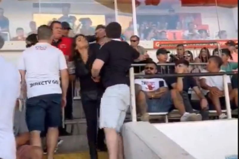 Un niño fue agredido en la Tribuna Rapa Nui del Estadio Monumental.