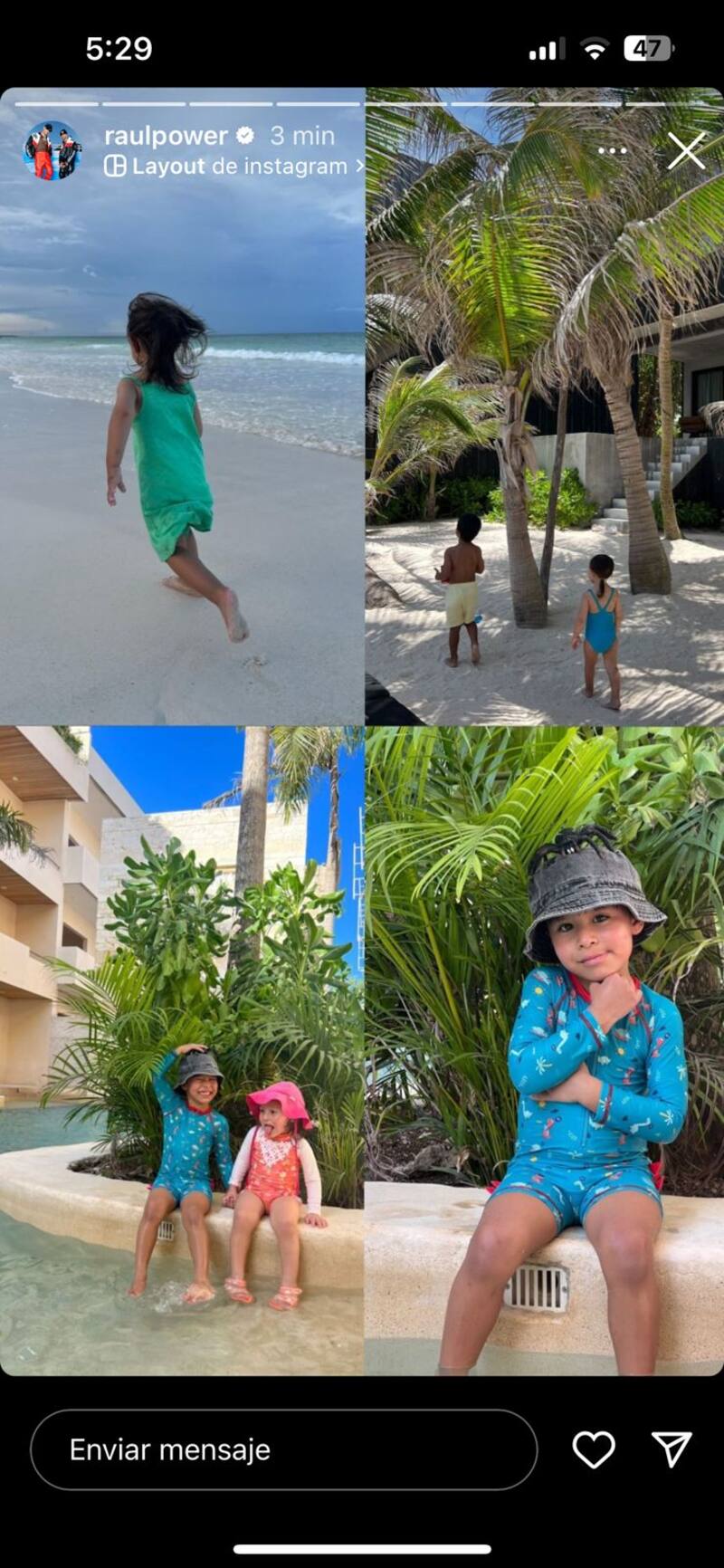 Raúl Peralta celebró el Día del Niño.