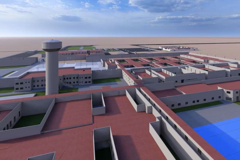 Albergará a más de tres mil personas privadas de libertad.
Créditos: Minjus.