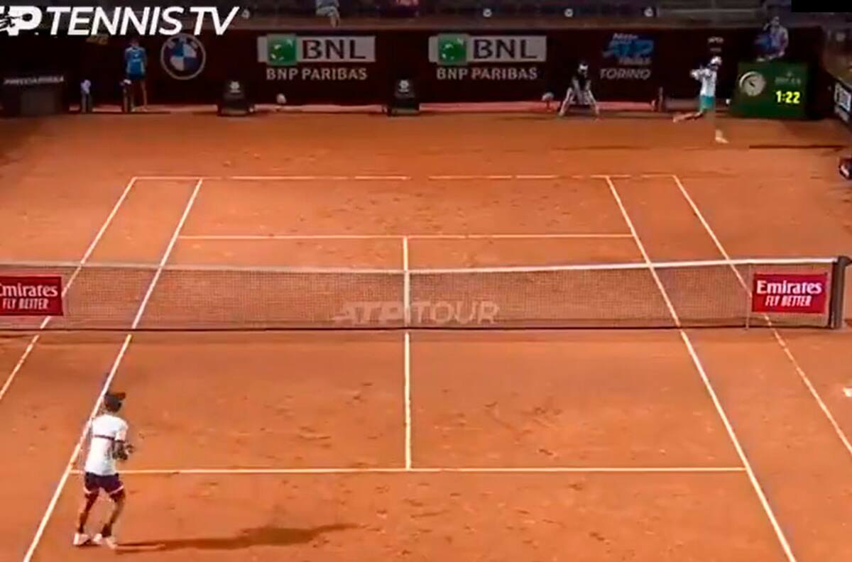 El notable punto de Lorenzo Mussetti que dejó aplaudiendo a Nishikori