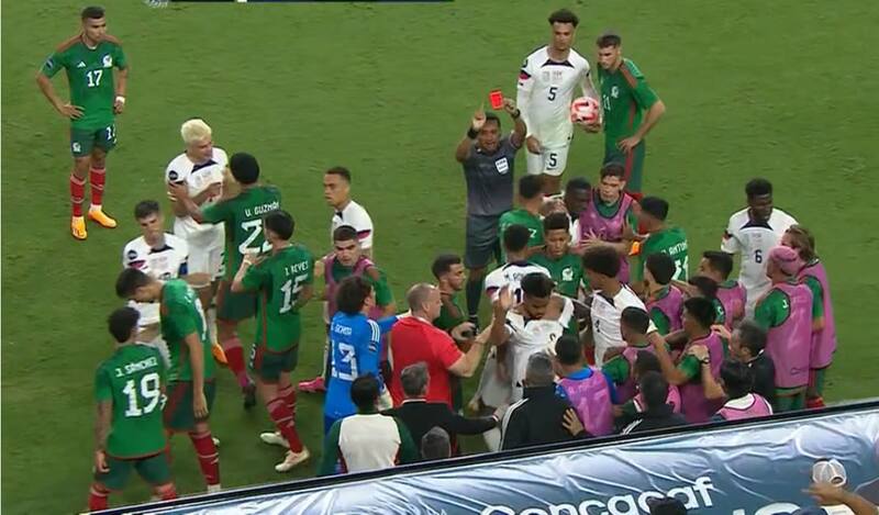 Incidentes México vs Estados Unidos, Copa de Oro