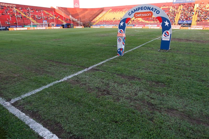 Estadio Santa Laura, casa de la Unión Española, la U y la UC este 2023. Foto: Agencia Aton.