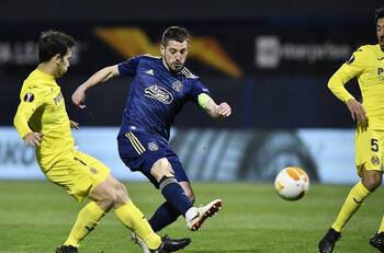 Villarreal sacó ventaja para avanzar a semis tras vencer al Dinamo Zagreb por la mínima