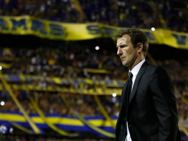 Vasco Arruabarrena en su etapa como DT de Boca Juniors.