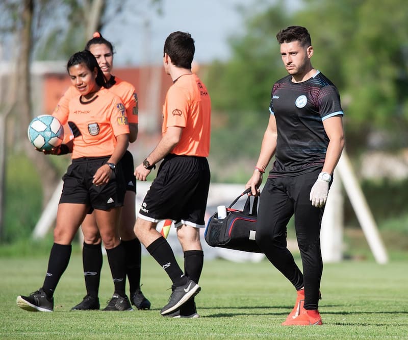 El kinesiólogo que trató a Juan Martín Lucero.
