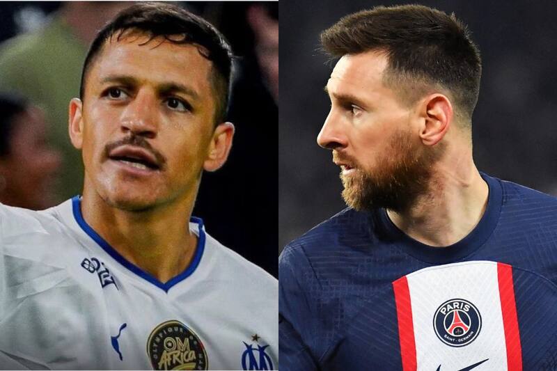 El delantero chileno quedó a dos goles de Lionel Messi en Ligue 1.