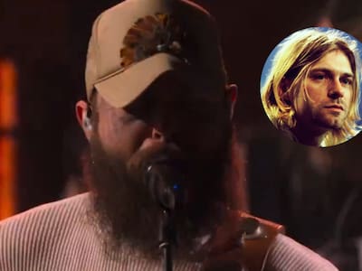 El clásico y mega conocido tema de Nirvana que Post Malone tocó en vivo, pese a que años atrás le hizo un desaire