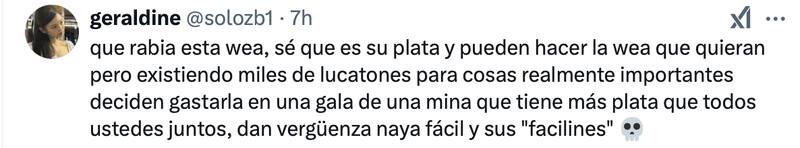 La infuencer se llenó de críticas.
