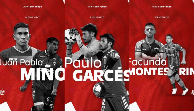 Unión San Felipe y sus primeros tres refuerzos para Primera B.