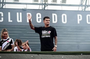 VIDEO | Con dron incluido: así recibieron a Philippe Coutinho en su llegada a Vasco da Gama